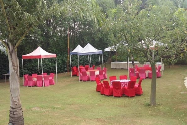 Lawn at Awara Adventure Resort