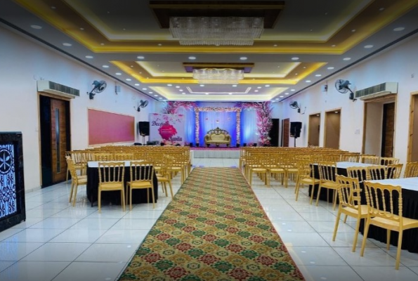 Dining Area at Bhagwati Banquets