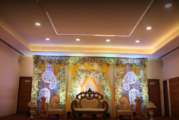 Dining Area at Bhagwati Banquets