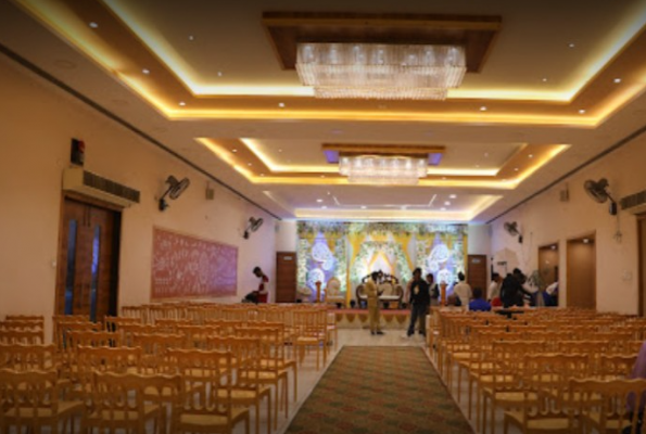 Dining Area at Bhagwati Banquets