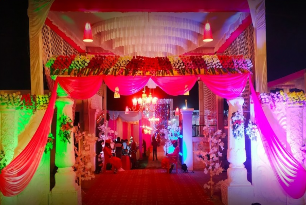 Hall at Aradhana Marriage Lawn