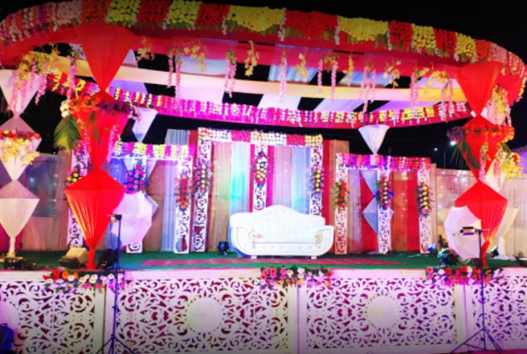 Hall at Aradhana Marriage Lawn