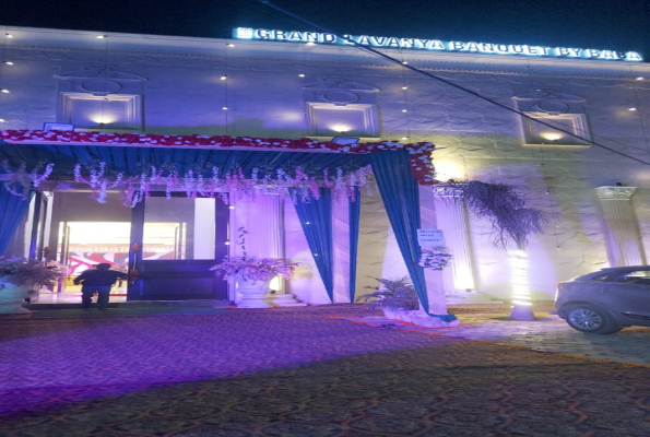 Banquet Hall at Saffron Banquet Babas Lavanya Hospitality