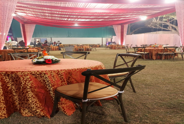 Banquet Hall at Saffron Banquet Babas Lavanya Hospitality