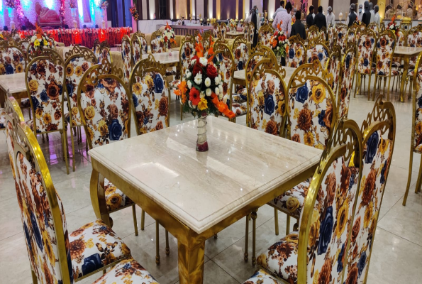 Banquet Hall at Saffron Banquet Babas Lavanya Hospitality