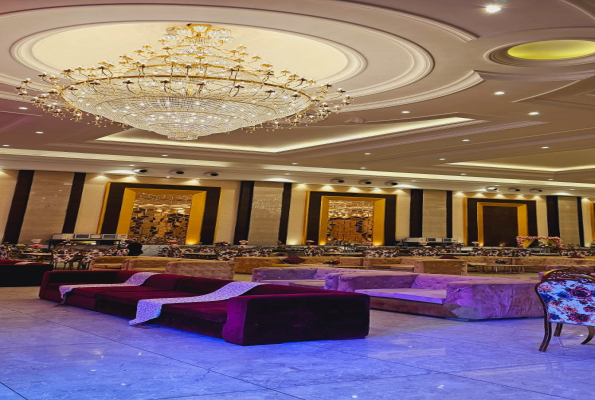 Banquet Hall With Lawn at Saffron Banquet Babas Lavanya Hospitality