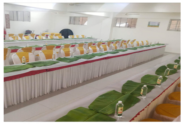 Dining Area at Shree Muthalli Party Hall