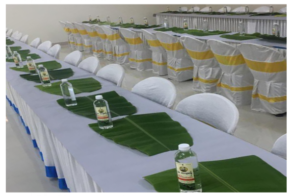 Dining Area at Shree Muthalli Party Hall