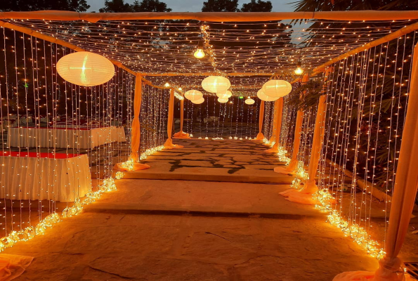 Hall at Shree Swargha Heritage Wedding Venue