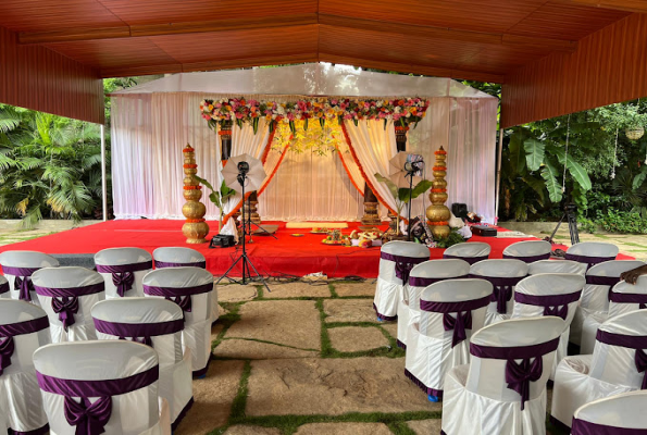 Open Air Hall at Shree Swargha Heritage Wedding Venue