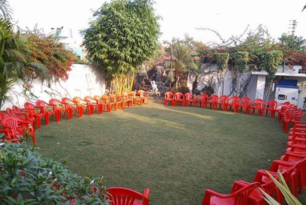 Lawn at Hotel Sai Deep Farm House