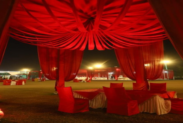 Lawn at Grand Rishala Resort