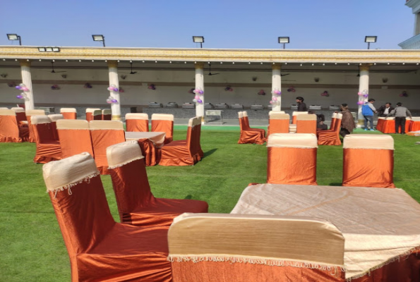 Banquet Hall at Hotel Sahara Farms