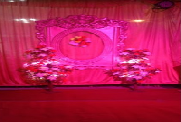 Hall at Mangalam Satsang Bhavan