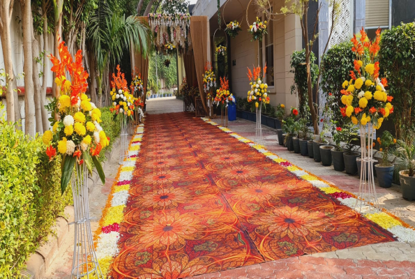 Hall and Lawn at Sukhsaroj Hotel & Resorts