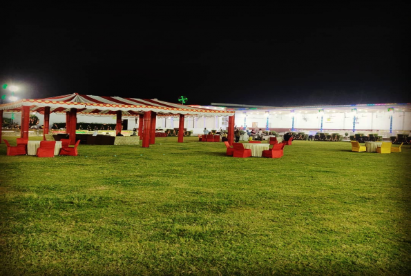 Lawn at Shri Ji Farm House