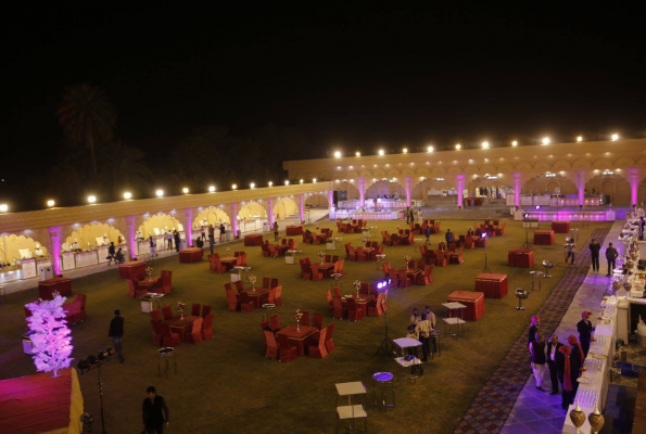 Lawn at Maan Palace