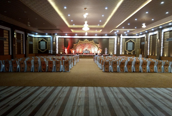 Banquet Hall at The Royal Manglam Garden