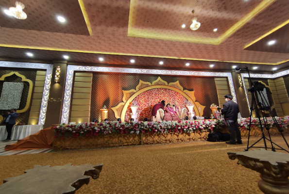 Banquet Hall at The Royal Manglam Garden