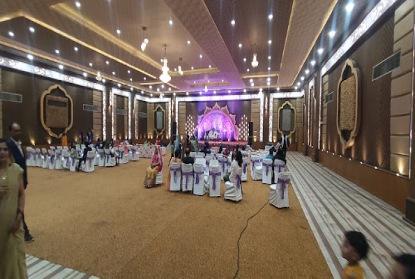 Banquet Hall at The Royal Manglam Garden