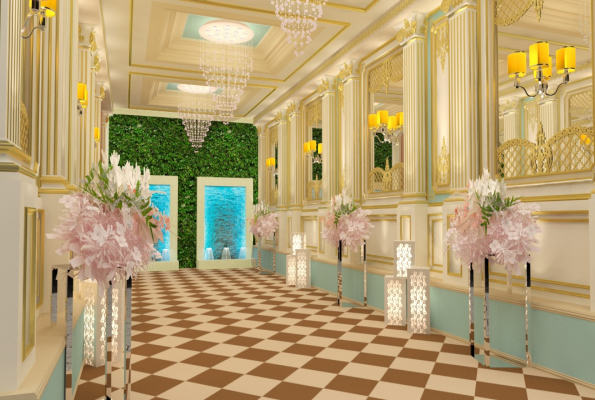 Banquet Hall at The White Palace By Khanak