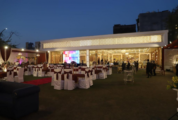 Open Lawn And Banquet at The White Palace By Khanak