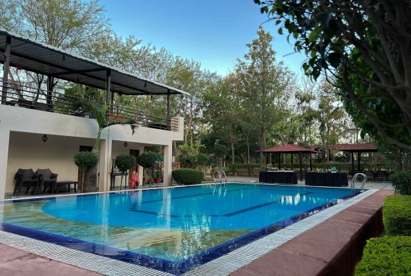 Poolside at Ramya Resort And Spa