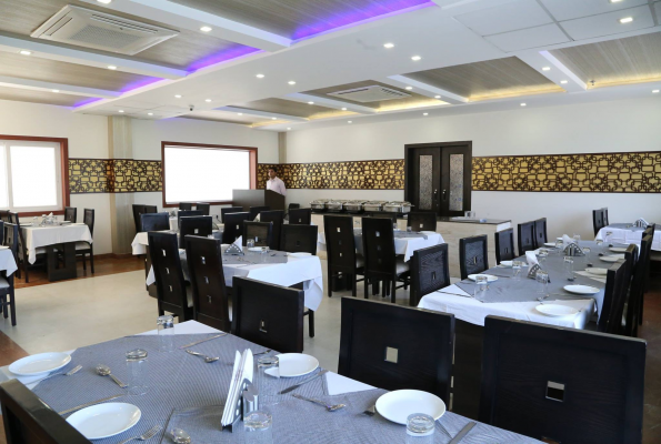 Restaurant at Hotel Karan Vilas