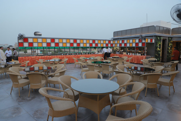 Terrace at Hotel Haris Mg Road Gurugram