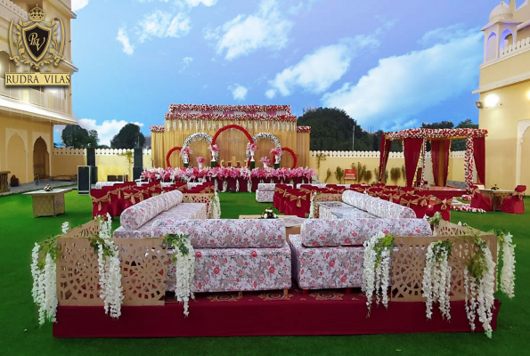 Banquet Hall at Hotel Rudra Vilas