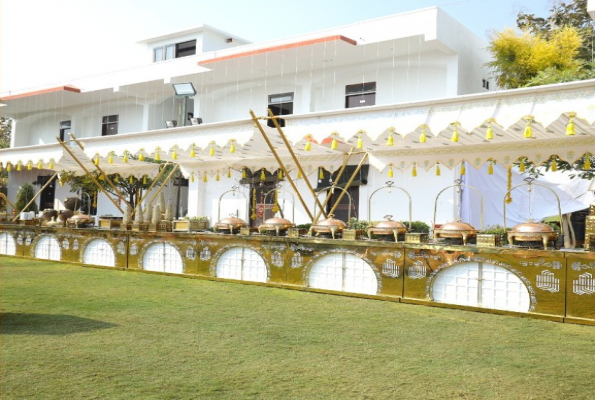 Pool Deck at Gulmohar Sariska Resort