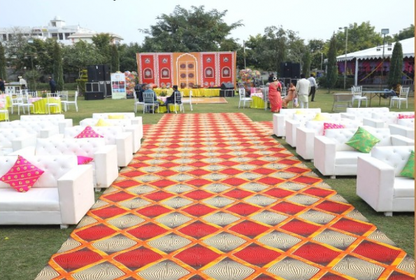 Pool Deck at Gulmohar Sariska Resort