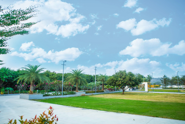 The Poolside Lawn at Sree Lalitha Lawns And Convention