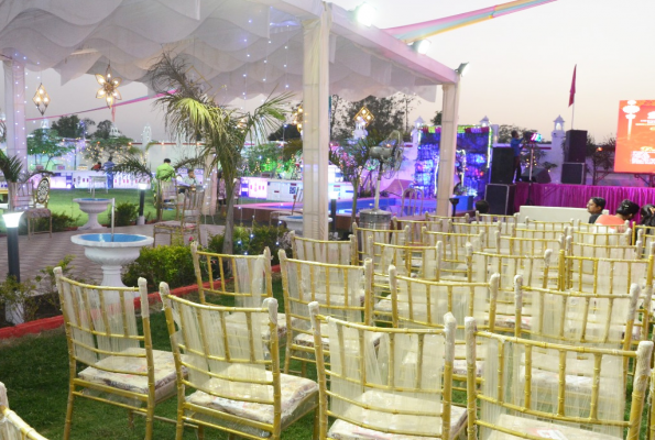 Pool Side at The Vrindavan Resort And Banquet