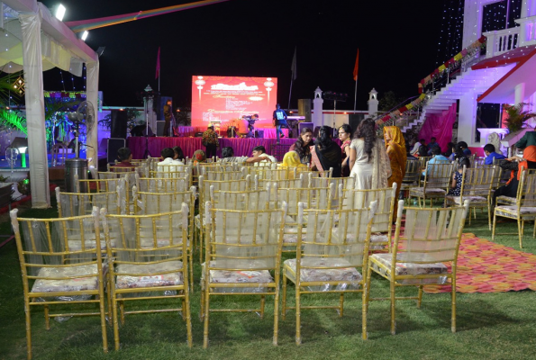 Rooftop Open Terrace at The Vrindavan Resort And Banquet