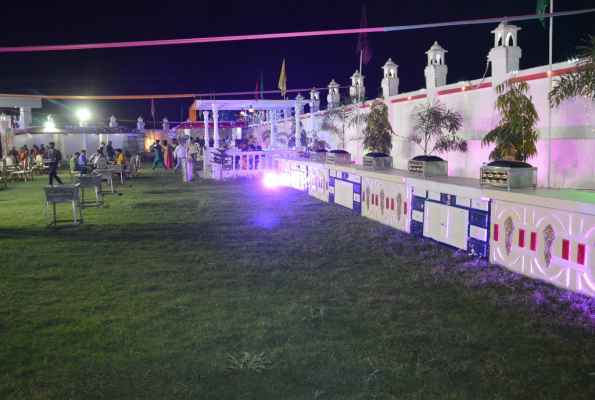 Rooftop Open Terrace at The Vrindavan Resort And Banquet