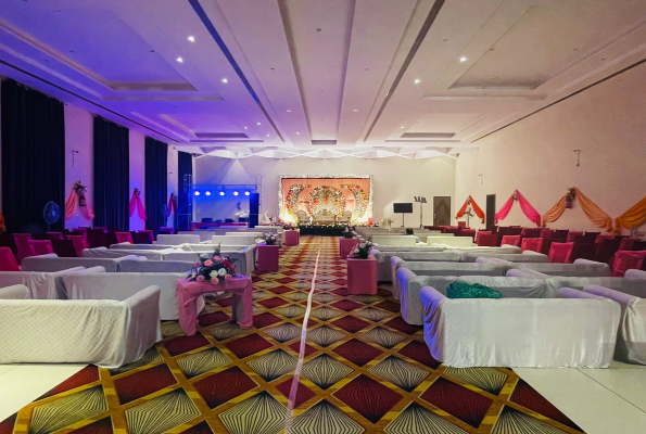 Big Hall at Hotel Kailash Mansarovar And Banquet Hall