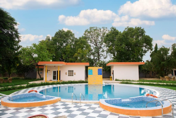 Pool Side at The Maple Farm