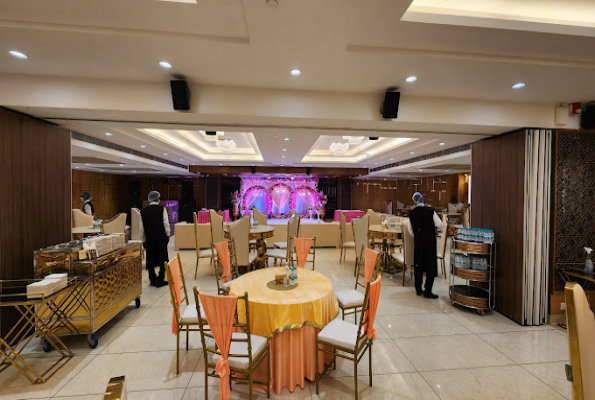 Banquet Hall at Badhai Banquet By Om Sweets