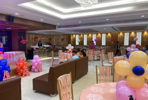 Banquet Hall at Badhai Banquet By Om Sweets