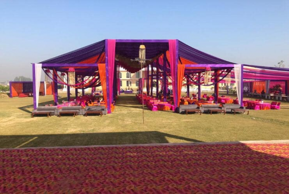 Lawn at Shah Dreamz Resort