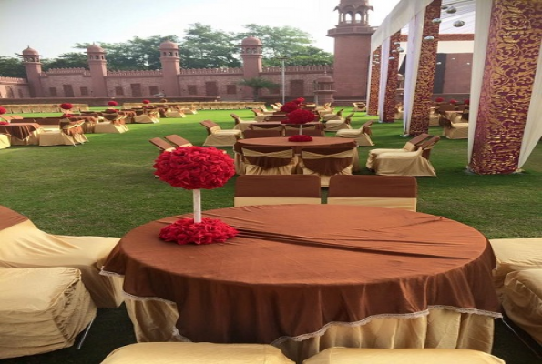 Lawn at The Royal Villa Resort