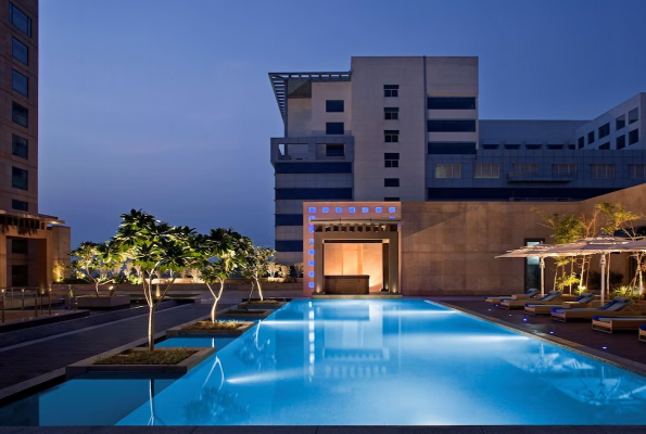 Pool Side at Radisson Blu Hotel Amritsar