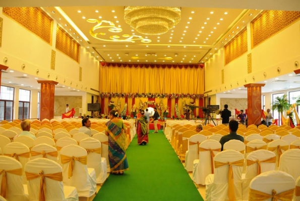 Dining Hall at Vamsi Function Halls