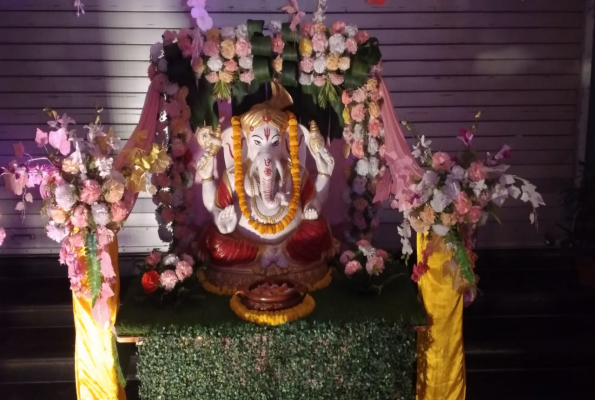 Rooftop Garden at Ganpati Royal Palace