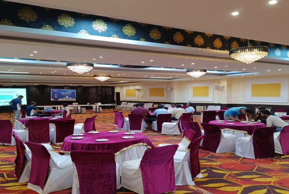 Banquet Hall at Hotel Punnu International