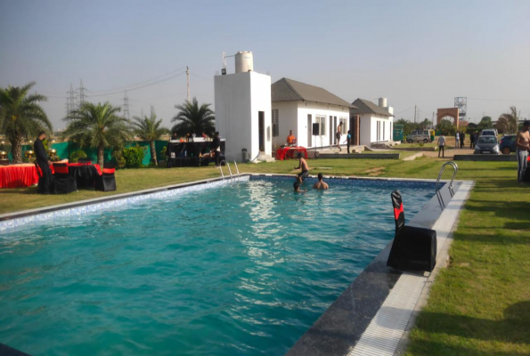 Pool Side at The Ashoka Farms