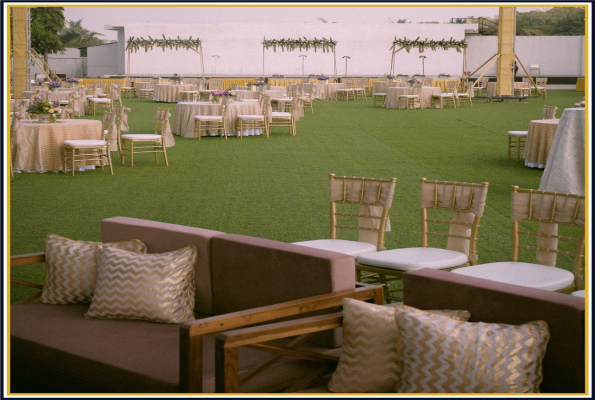 Lawn at The Royal Lake Banquets And Resort