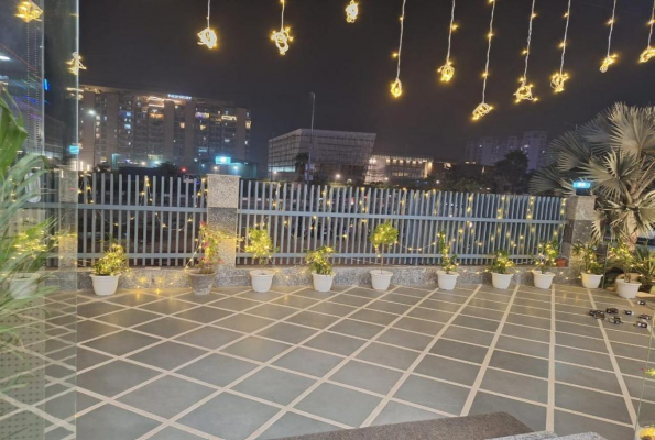 Rooftop Terrace Party Zone at Hotel RR Galaxy