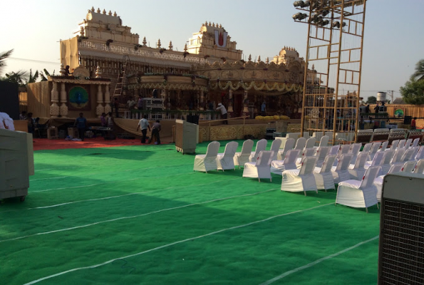 Lawn at Sri Lakshmi Narasimha Gardens